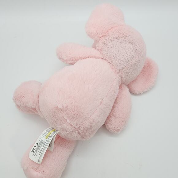 Kellytoy Pink Elephant Rattle Plush 11" Embroider Eyes Crinkle Ears Stuffed Toy - Picture 6 of 9